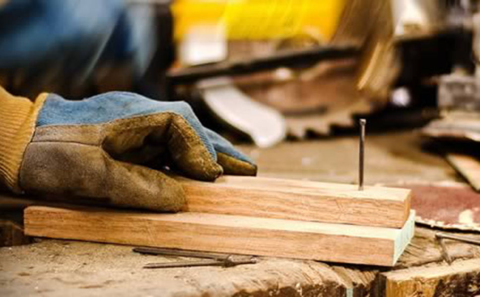 IF Trust partner charity Handcrafted - woodwork activity.