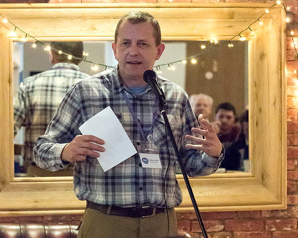 Man speaking at the Touch Network